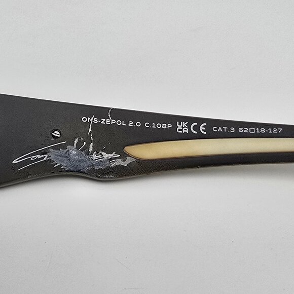 O’Neill ONS-ZEPOL 2.0 C.108P Black Frame Polarized Silver Mirror Lens Sunglasses - Picture 9 of 15